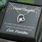 To My Granddaughter No Matter Forever Necklace w Message Card-Express Your Love Gifts