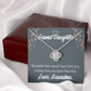 To My Granddaughter No Matter From Grandma Infinity Knot Necklace Message Card-Express Your Love Gifts