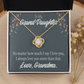 To My Granddaughter No Matter From Grandma Infinity Knot Necklace Message Card-Express Your Love Gifts