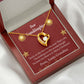 To My Granddaughter On The Nice List Christmas Message Forever Necklace w Message Card-Express Your Love Gifts