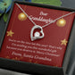 To My Granddaughter On The Nice List Christmas Message Forever Necklace w Message Card-Express Your Love Gifts