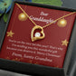 To My Granddaughter On The Nice List Christmas Message Forever Necklace w Message Card-Express Your Love Gifts