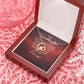 To My Granddaughter Our Dream Came True Forever Necklace w Message Card-Express Your Love Gifts