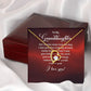 To My Granddaughter Our Dream Came True Forever Necklace w Message Card-Express Your Love Gifts
