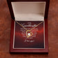 To My Granddaughter Our Dream Came True Forever Necklace w Message Card-Express Your Love Gifts