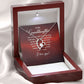 To My Granddaughter Our Dream Came True Forever Necklace w Message Card-Express Your Love Gifts