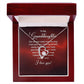 To My Granddaughter Our Dream Came True Forever Necklace w Message Card-Express Your Love Gifts