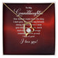 To My Granddaughter Our Dream Came True Forever Necklace w Message Card-Express Your Love Gifts