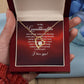To My Granddaughter Our Dream Came True Forever Necklace w Message Card-Express Your Love Gifts