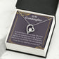 To My Granddaughter Precious One From Grandma Forever Necklace w Message Card-Express Your Love Gifts