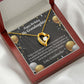 To My Granddaughter Proud of You Birthday Message From Grandma Forever Necklace w Message Card-Express Your Love Gifts
