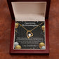To My Granddaughter Proud of You Birthday Message From Grandma Forever Necklace w Message Card-Express Your Love Gifts