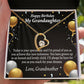 To My Granddaughter Proud of You Birthday Message From Grandma Forever Necklace w Message Card-Express Your Love Gifts