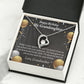 To My Granddaughter Proud of You Birthday Message From Grandma Forever Necklace w Message Card-Express Your Love Gifts