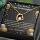 To My Granddaughter Proud of You Birthday Message From Grandma Forever Necklace w Message Card-Express Your Love Gifts
