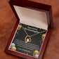 To My Granddaughter Proud of You Birthday Message From Grandma Forever Necklace w Message Card-Express Your Love Gifts
