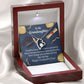 To My Granddaughter Stay Amazing Graduation Gift From Grandma Forever Necklace w Message Card-Express Your Love Gifts