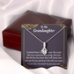 To My Granddaughter To Granddaughter From Grandma Generations Alluring Ribbon Necklace Message Card-Express Your Love Gifts