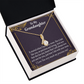 To My Granddaughter To Granddaughter From Grandma Generations Alluring Ribbon Necklace Message Card-Express Your Love Gifts