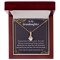 To My Granddaughter To Granddaughter From Grandma Generations Alluring Ribbon Necklace Message Card-Express Your Love Gifts