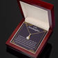 To My Granddaughter To Granddaughter From Grandma Generations Alluring Ribbon Necklace Message Card-Express Your Love Gifts