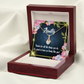 To My Granddaughter To My Aunt Auntie Like You Alluring Ribbon Necklace Message Card-Express Your Love Gifts
