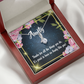 To My Granddaughter To My Aunt Auntie Like You Alluring Ribbon Necklace Message Card-Express Your Love Gifts
