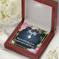 To My Granddaughter To My Aunt Auntie Like You Alluring Ribbon Necklace Message Card-Express Your Love Gifts