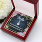To My Granddaughter To My Aunt Auntie Like You Alluring Ribbon Necklace Message Card-Express Your Love Gifts