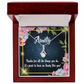 To My Granddaughter To My Aunt Auntie Like You Alluring Ribbon Necklace Message Card-Express Your Love Gifts