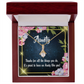 To My Granddaughter To My Aunt Auntie Like You Alluring Ribbon Necklace Message Card-Express Your Love Gifts