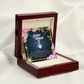 To My Granddaughter To My Aunt Awesome Auntie Alluring Ribbon Necklace Message Card-Express Your Love Gifts