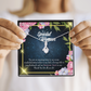 To My Granddaughter To My Aunt Awesome Auntie Alluring Ribbon Necklace Message Card-Express Your Love Gifts