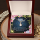 To My Granddaughter To My Aunt Awesome Auntie Alluring Ribbon Necklace Message Card-Express Your Love Gifts