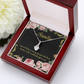 To My Granddaughter To My Aunt Best Auntie Alluring Ribbon Necklace Message Card-Express Your Love Gifts
