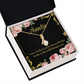 To My Granddaughter To My Aunt Best Auntie Alluring Ribbon Necklace Message Card-Express Your Love Gifts