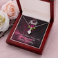 To My Granddaughter To My Aunt Happy Birthday Aunt Alluring Ribbon Necklace Message Card-Express Your Love Gifts