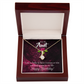 To My Granddaughter To My Aunt Happy Birthday Aunt Alluring Ribbon Necklace Message Card-Express Your Love Gifts