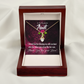 To My Granddaughter To My Aunt I Thank God Alluring Ribbon Necklace Message Card-Express Your Love Gifts