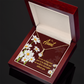 To My Granddaughter To My Aunt Important Aunt Alluring Ribbon Necklace Message Card-Express Your Love Gifts