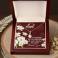 To My Granddaughter To My Aunt Like Mom Alluring Ribbon Necklace Message Card-Express Your Love Gifts