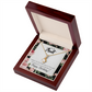 To My Granddaughter To My Aunt Like You Alluring Ribbon Necklace Message Card-Express Your Love Gifts