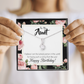 To My Granddaughter To My Aunt Like You Alluring Ribbon Necklace Message Card-Express Your Love Gifts