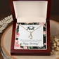 To My Granddaughter To My Aunt Like You Alluring Ribbon Necklace Message Card-Express Your Love Gifts