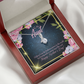 To My Granddaughter To My Aunt Luckiest Aunt Alluring Ribbon Necklace Message Card-Express Your Love Gifts