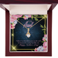 To My Granddaughter To My Aunt Luckiest Aunt Alluring Ribbon Necklace Message Card-Express Your Love Gifts