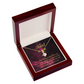 To My Granddaughter To My Aunt So Grateful Alluring Ribbon Necklace Message Card-Express Your Love Gifts