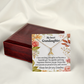 To My Granddaughter We're Proud of You Granddaughter Necklace Alluring Ribbon Necklace Message Card-Express Your Love Gifts
