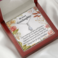 To My Granddaughter We're Proud of You Granddaughter Necklace Alluring Ribbon Necklace Message Card-Express Your Love Gifts