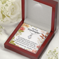 To My Granddaughter We're Proud of You Granddaughter Necklace Alluring Ribbon Necklace Message Card-Express Your Love Gifts